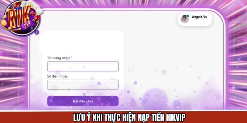 Lưu ý khi thực hiện quá trình khi gửi tiền vào tài khoản